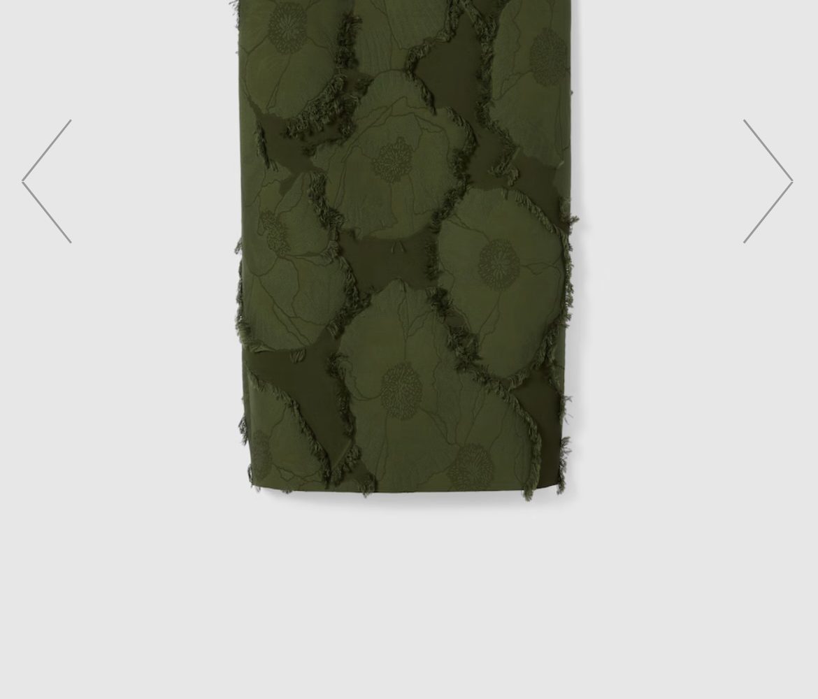 overpriced gucci skirt